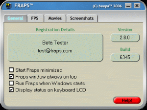 Fraps 3.6.2 Crack